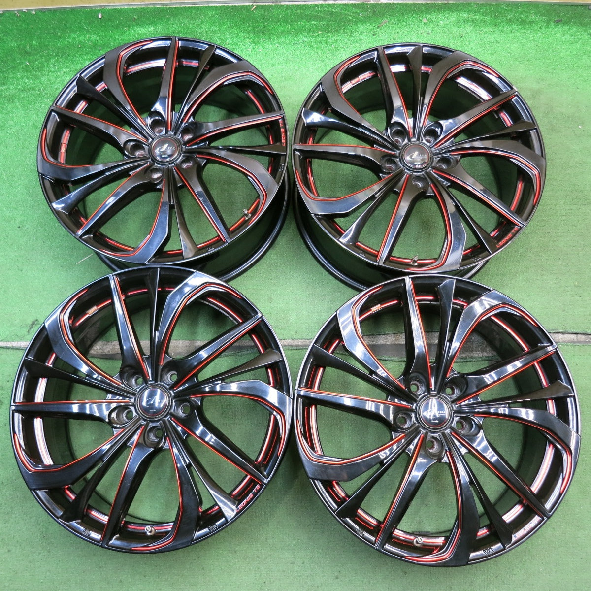 4本価格◎LEONIS TE weds 19インチ ホイール レオニス ウェッズ 19×8J PCD114.3/5H◎6080801HAホ
