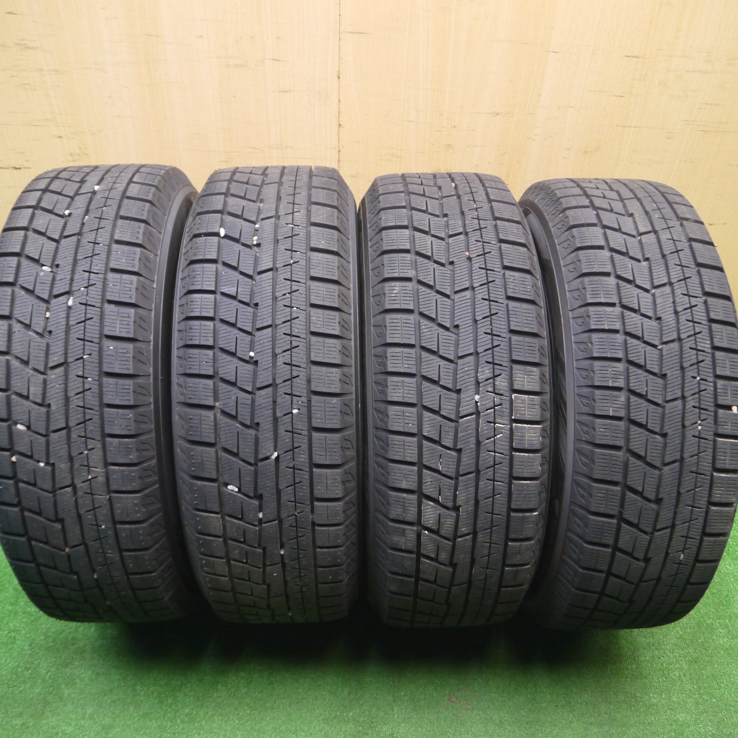 [送料無料] 超バリ溝!23年!綺麗!ほぼ10分★ホンダ ヴェゼル 純正 Modulo 215/60R16 スタッドレス ヨコハマ アイスガード iG60 16インチ PCD114.3/5H★4101505Hス