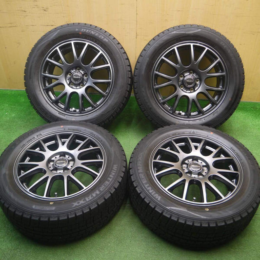 バリ溝！キレイ！9.5分以上★86 BRZ 等 205/55R16 スタッドレス ダンロップ ウインターマックス WM02 Mistiere ミスティーレ 16インチ PCD100/5H★5021712Hス