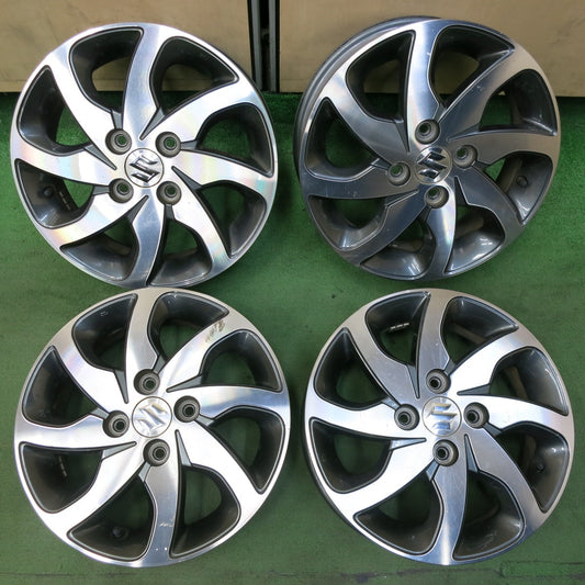 4本価格★スズキ MK21S パレット 純正 ホイール 14インチ 14×4.5J PCD100/4H★5042312SYホ