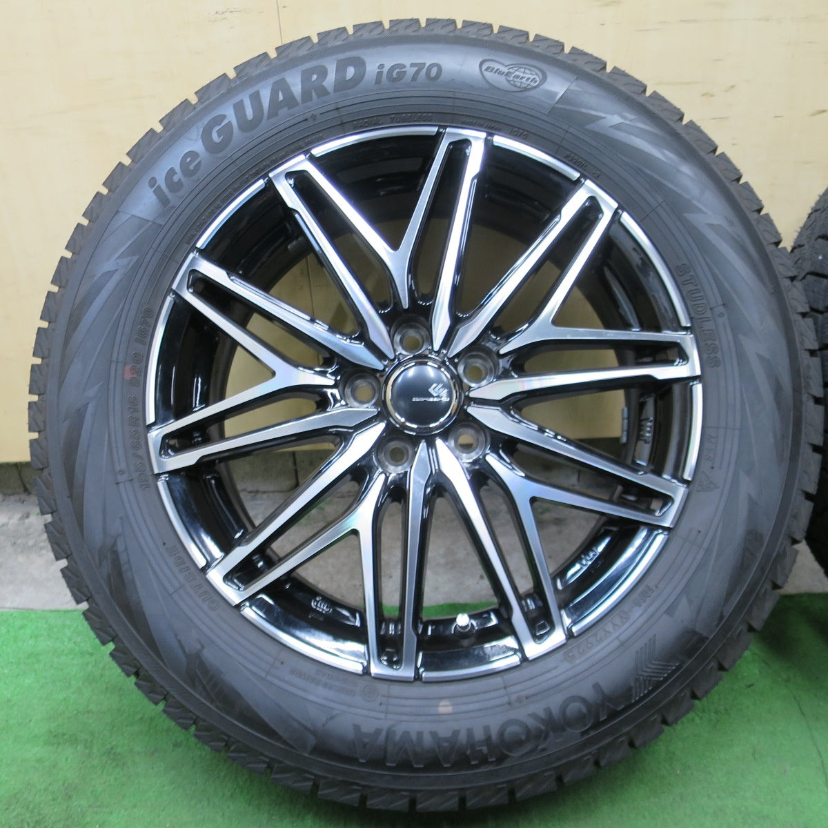 ほぼ未使用！25年！キレイ★ロッキー ライズ 等 195/65R16 スタッドレス ヨコハマ アイスガード iG70 CEREBRO WA45 セレブロ 16インチ PCD100/5H★6042901NGス