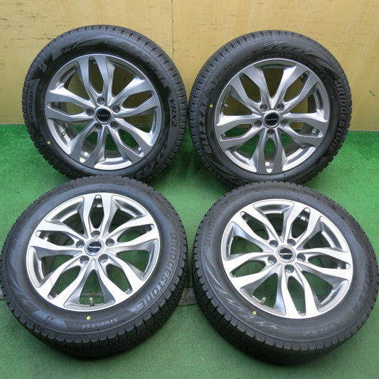 バリ溝！22年！キレイ！9.5分★スタッドレス 215/55R17 ブリヂストン ブリザック VRX2 BALMINUM バルミナ 17インチ PCD114.3/5H★5070109HAス
