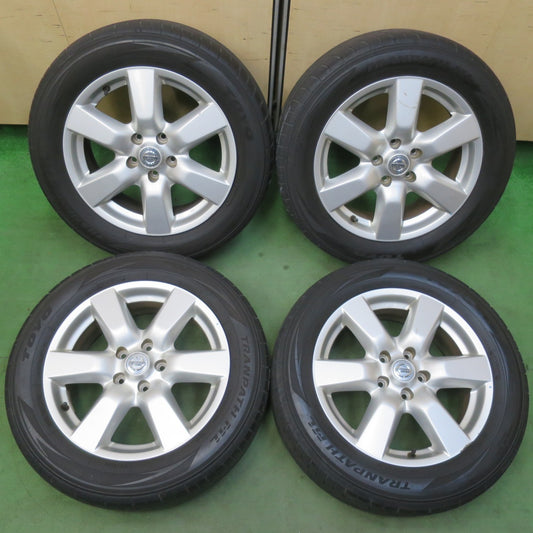 4本価格★日産 T31 エクストレイル 純正 215/60R17 トーヨー トランパス ML 17インチ PCD114.3/5H★6010912イノ
