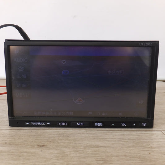 [送料無料] 現状品★パナソニック製 スズキ 純正 カーナビ メモリーナビ CN-E201ZA 99000-79AG1[6]★