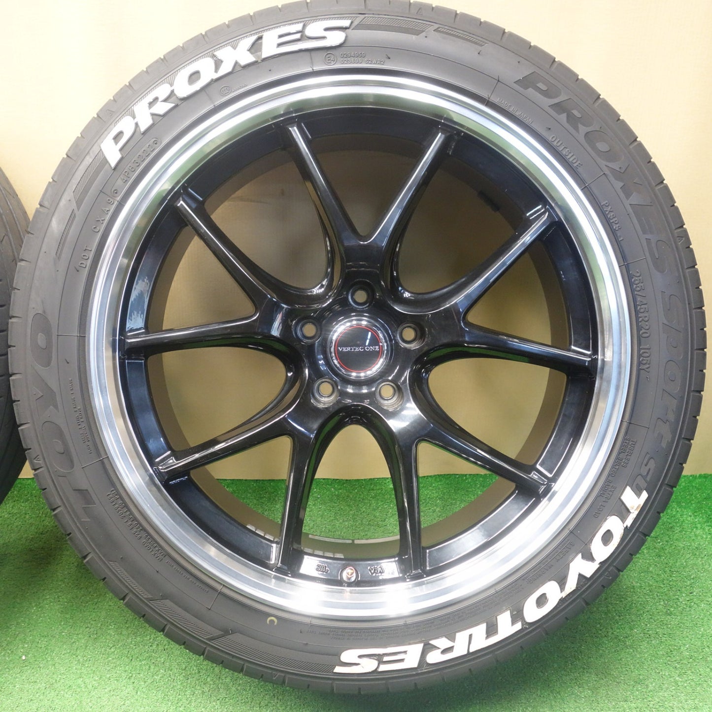 4本価格！22年★255/45R20 トーヨー プロクセス スポーツ SUV MiD VERTEC ONE EXE5 ヴァーテック ワン 20インチ PCD114.3/5H★6032301KTノ