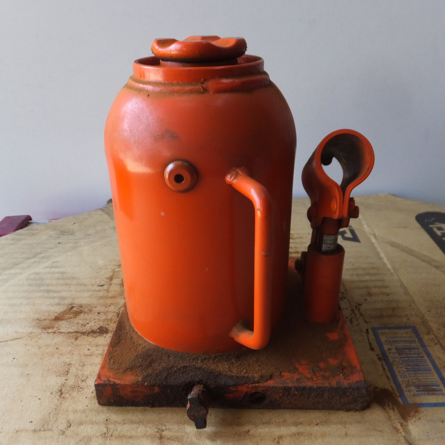 [送料無料] ◆マサダ 油圧ジャッキ HPD-10-2 工具 10TON 10ton 10トン 10000kg 油圧式 オイル だるま ダルマ 車載 自動車 点検 整備(4)◆