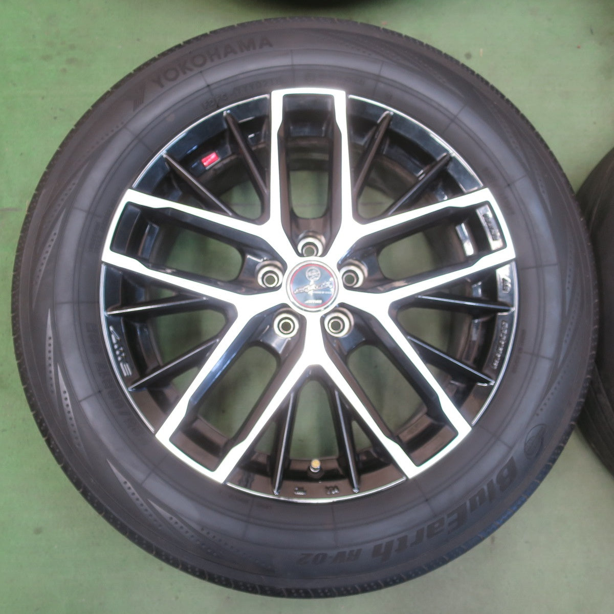 4本価格★フォレスター 等 225/60R17 ヨコハマ ブルーアース RV-02 SMACK REVILA ENKEI AME スマック レヴィラ エンケイ 17インチ PCD100/5H★6043011イノ
