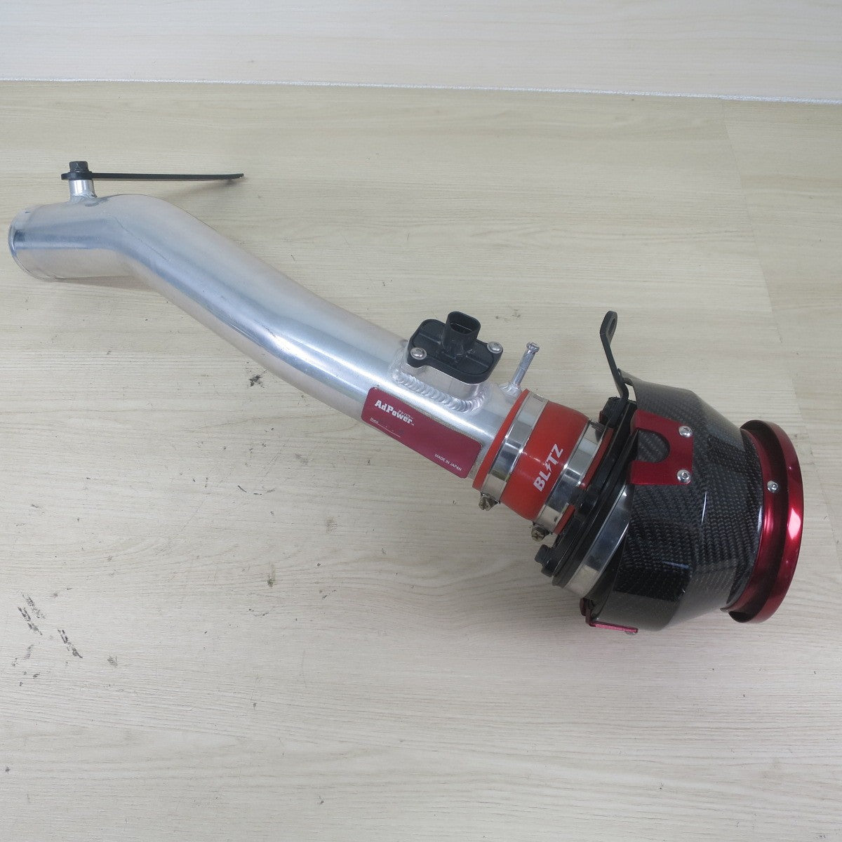 ♪スズキ ZC33S スイフト スポーツ AdPower BLITZ エア インテーク パイプ アドパワー エア クリーナー サクション パイプ 吸気 経路 パーツ ジャンク品♪