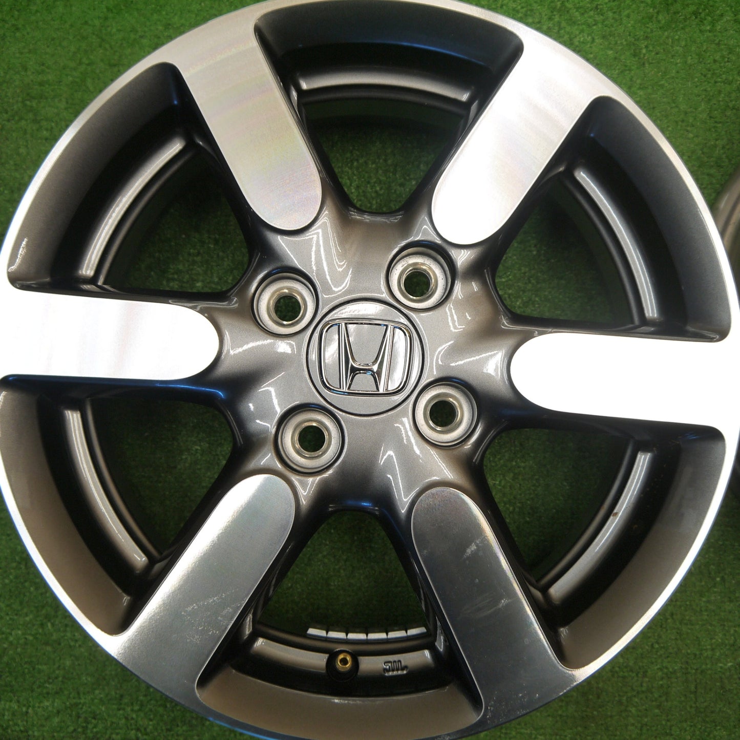 新車外し！付属品付き★ホンダ N-ONE 純正 ENKEI 製 ホイール 14インチ 14×4.5J Nワン N-ワン エンケイ PCD100/4H★5111403Hホ