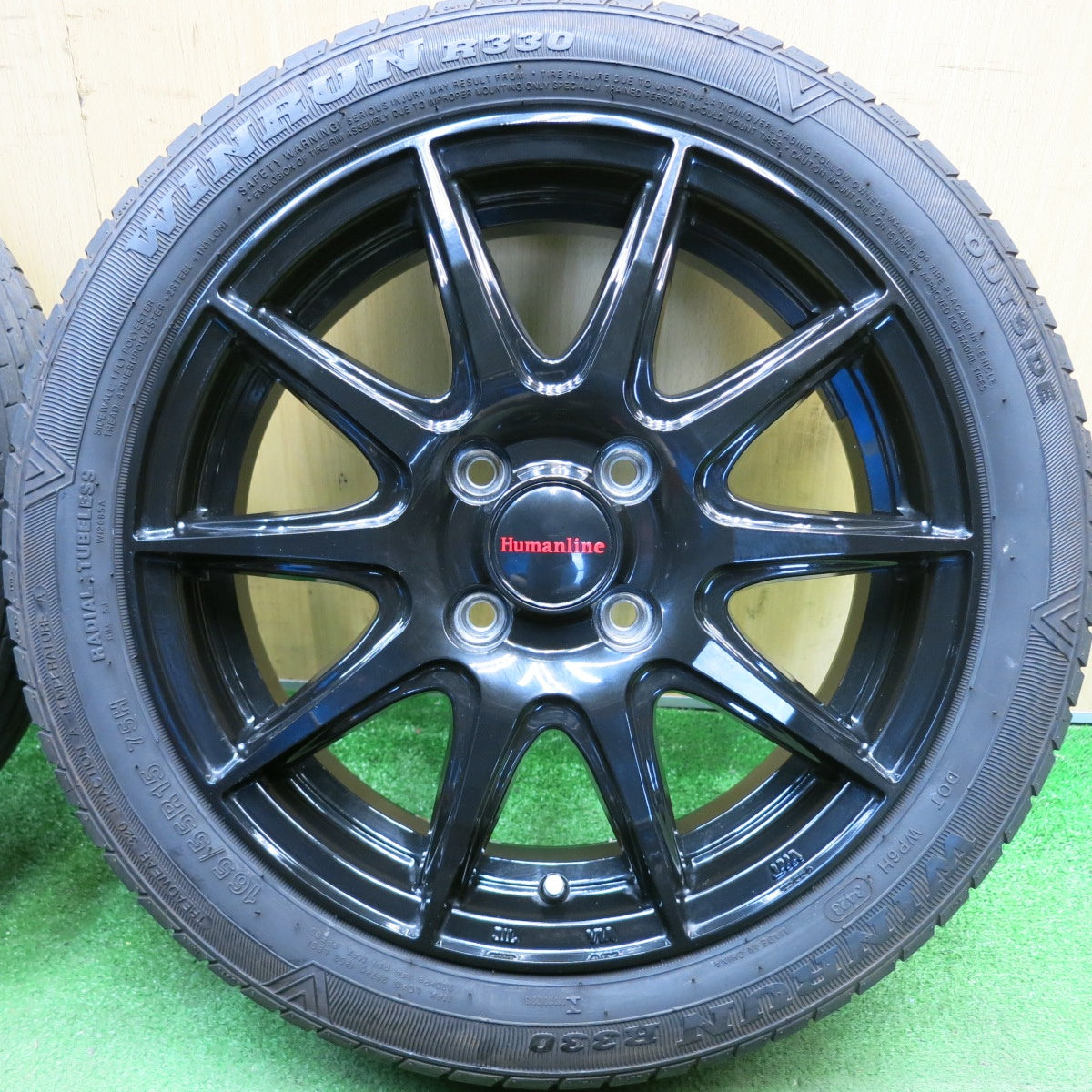 4本価格！23年★165/55R15 ウィンラン R330 Humanline ヒューマンライン 15インチ 軽サイズ N-BOX タント スペーシア 等 PCD100/4H★6042303HAノ