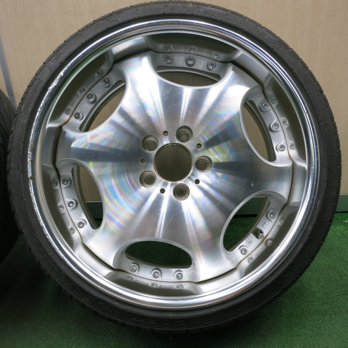 *送料無料* バリ溝！23年！9.5分★SHALLEN AME 225/35R19 245/35R19 ナンカン ウルトラスポーツ NS-2 ハンコック ベンタス V12 evo シャレン PCD114.3/5H★4051303NJノ