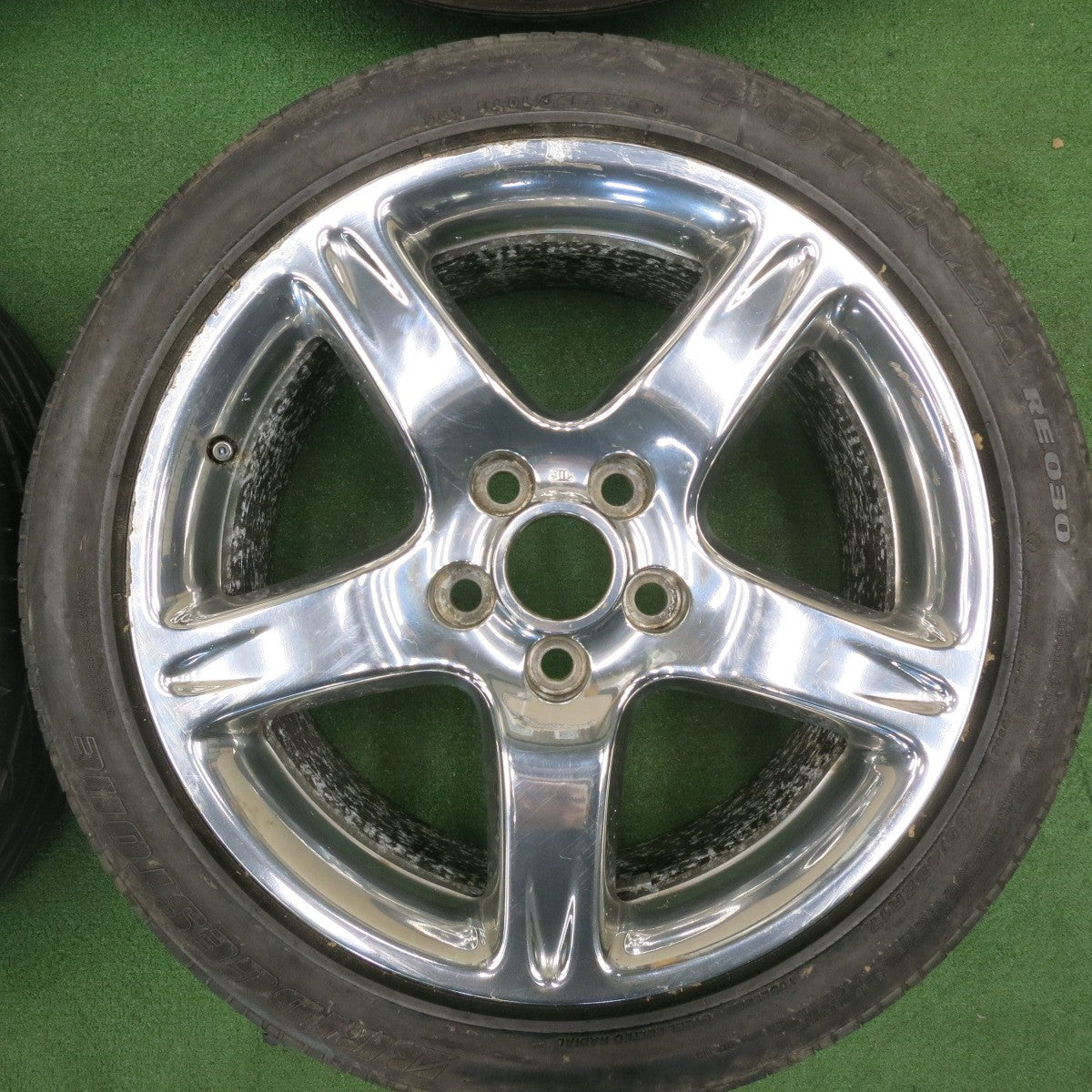 [送料無料] 4本価格★トヨタ 16系 アリスト 純正 235/45R17 ブリヂストン B500Si ブリヂストン ポテンザ RE030 17インチ PCD114.3/5H★5021305TNノ