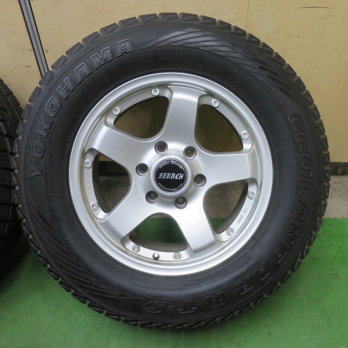 キレイ★スタッドレス 265/65R17 ヨコハマ ジオランダー i/T-S SEARCH WOODBELL 17インチ PCD139.7/6H★6013004ナス