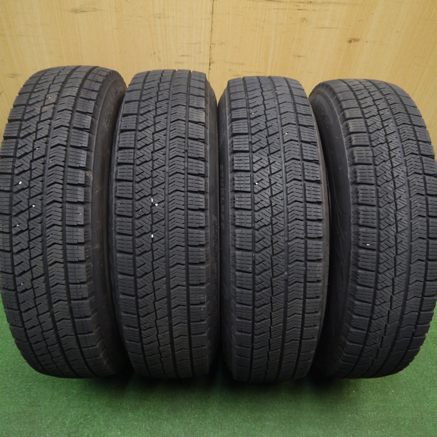 キレイ！23年★スタッドレス 155/80R13 ブリヂストン ブリザック VRX2 ZACK Sport-10 MONZA ザック モンツァ 13インチ PCD100/4H★5121704Hス