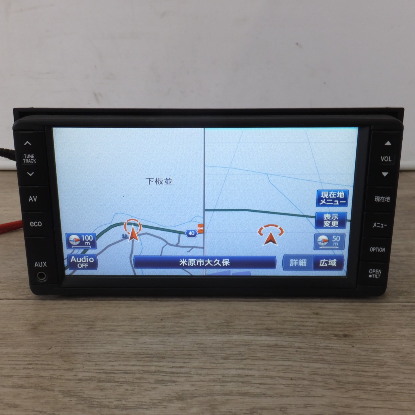 [送料無料] ★クラリオン製 ダイハツ 純正 メモリーナビゲーション 86100-B2100 QY-7058D-W(22)★