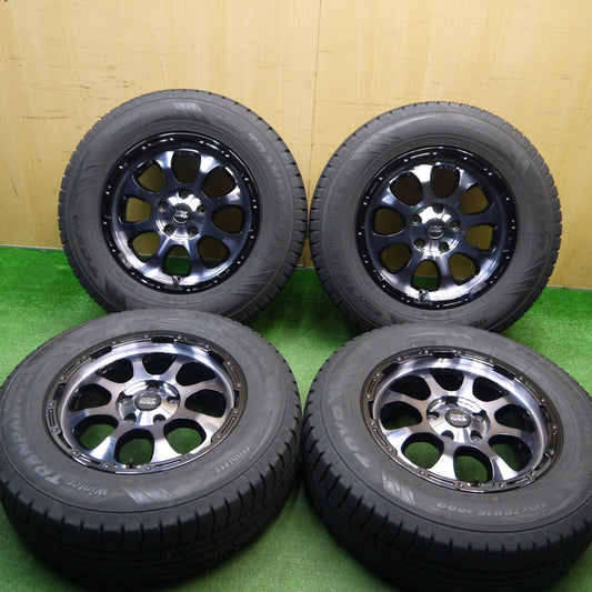 バリ溝！22年！キレイ！9.5分以上★スタッドレス 215/70R16 トーヨー ウインター トランパス TX MX MAD CROSS マッドクロス 16インチ PCD114.3/5H★5121004Hス