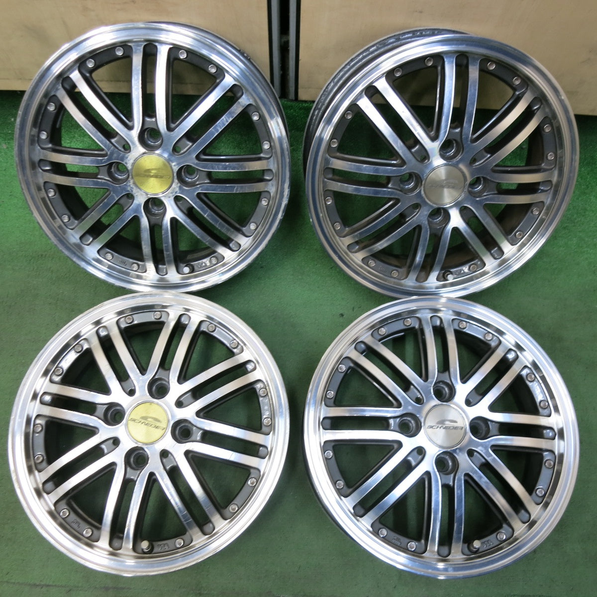 4本価格★SCHNEIDER シュナイダー 14インチ ホイール 14×4.5J PCD100/4H★5042502SYホ