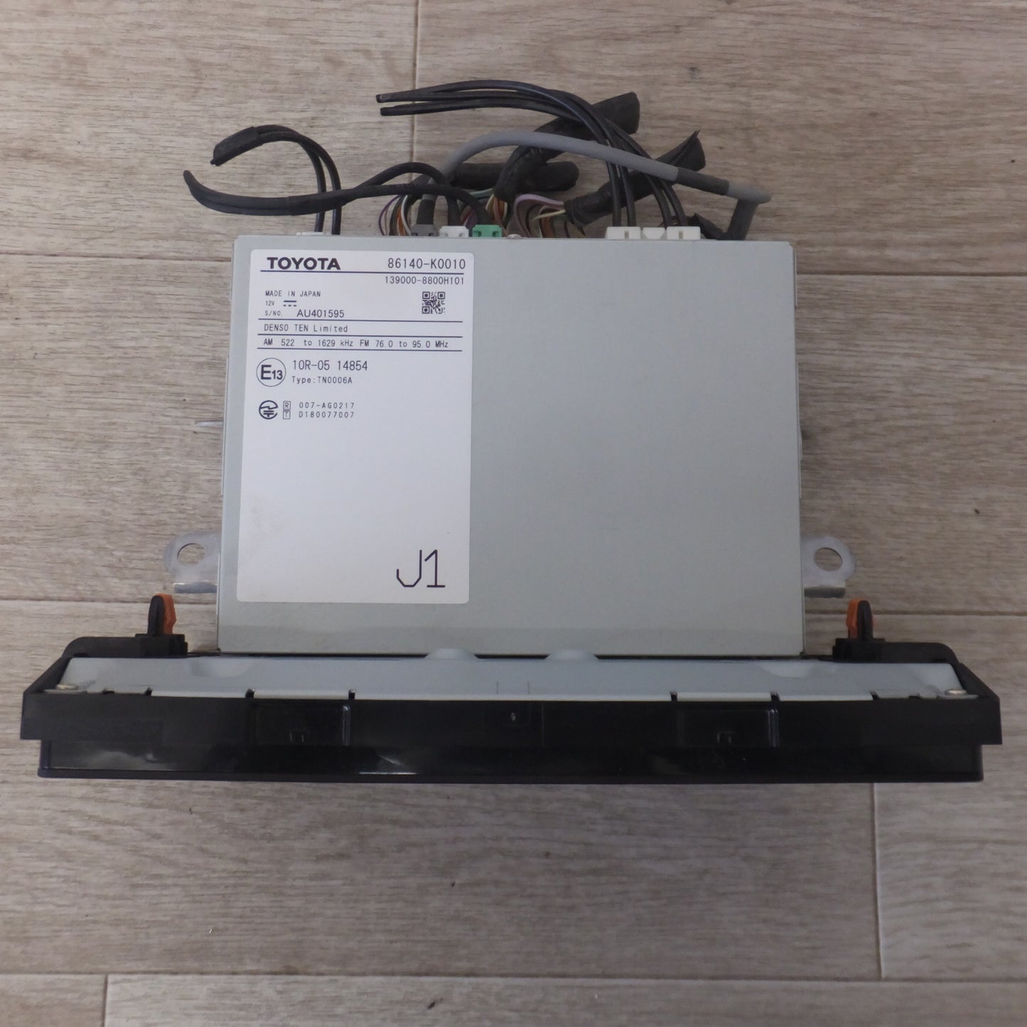 [送料無料] ★デンソーテン製 トヨタ 純正 ディスプレイオーディオ 86140-K0010　トヨタ ヤリス MXPA10[14]★