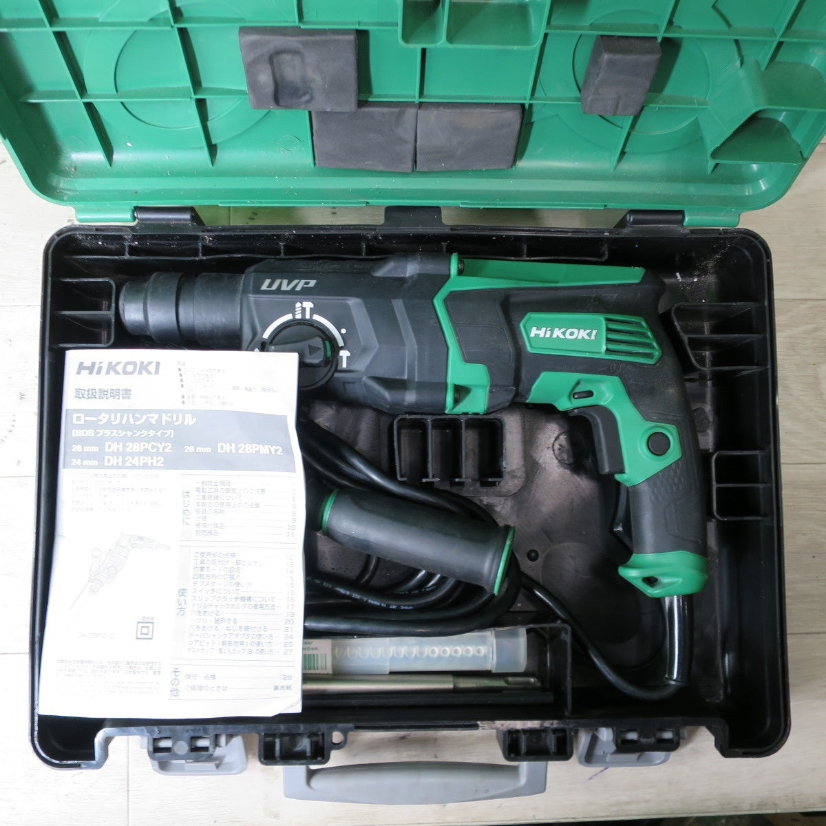 [送料無料] ☆ハイコーキ ロータリ ハンマ ドリル 100V DH28PCY2 ケース付き ハンマードリル HiKOKI 電動 工具☆