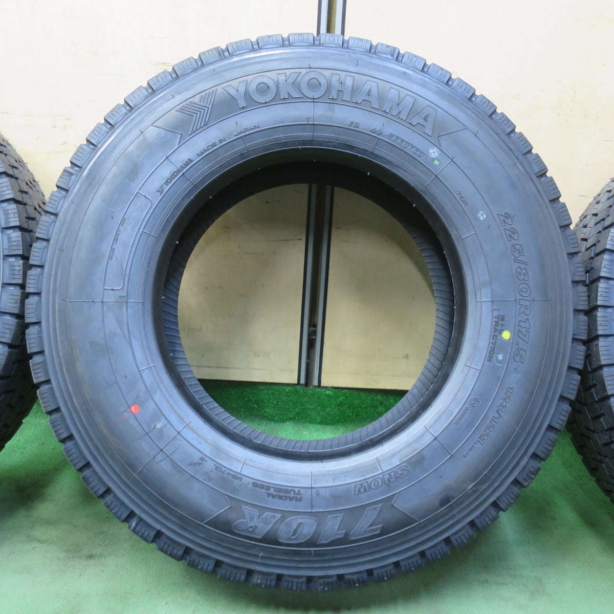 未使用！26年！6本★トラック バス タイヤ 225/80R17.5 123/122L ヨコハマ 710R ミックス オールシーズン 17.5インチ★6040602イスタ