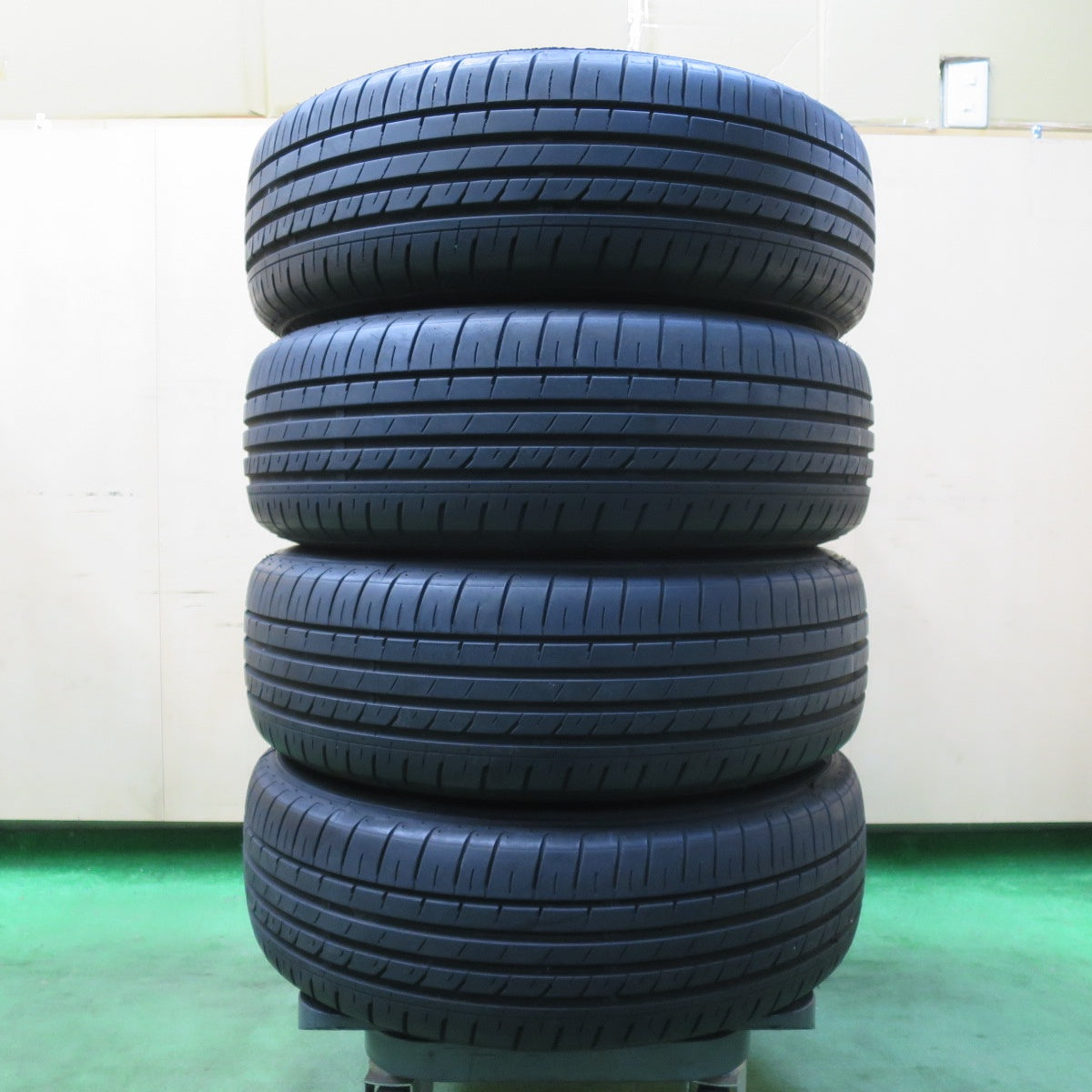 [送料無料] バリ溝！21年！キレイ！9分★プリウス 等 195/65R15 ケンダ ケネティカ エコ BALMINUM バルミナ 15インチ PCD100/5H★5021702イノ