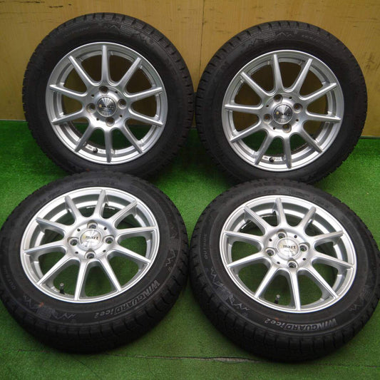 バリ溝！22年！9.5分★スタッドレス 155/65R14 ネクセン ウィンガード アイス2 WH42 smart MANARAY SPORT スマート マナレイ 14インチ PCD100/4H★5010601Hス