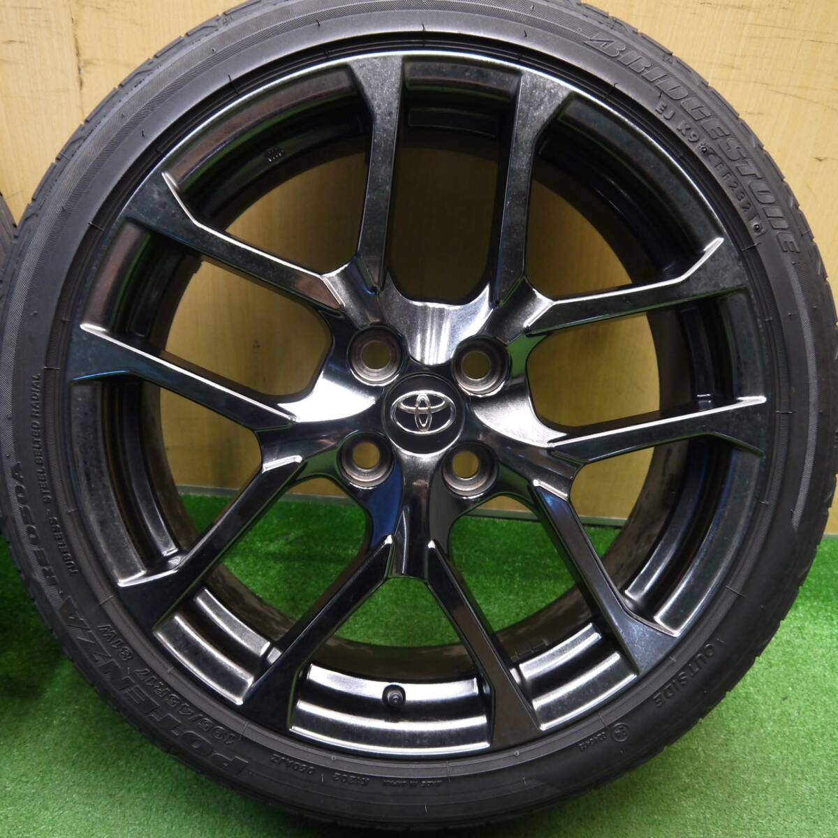 4本価格！21年★トヨタ アクア GR SPORT 純正 195/45R17 ブリヂストン ポテンザ RE050A 17インチ PCD100/4H★5031205Hノ