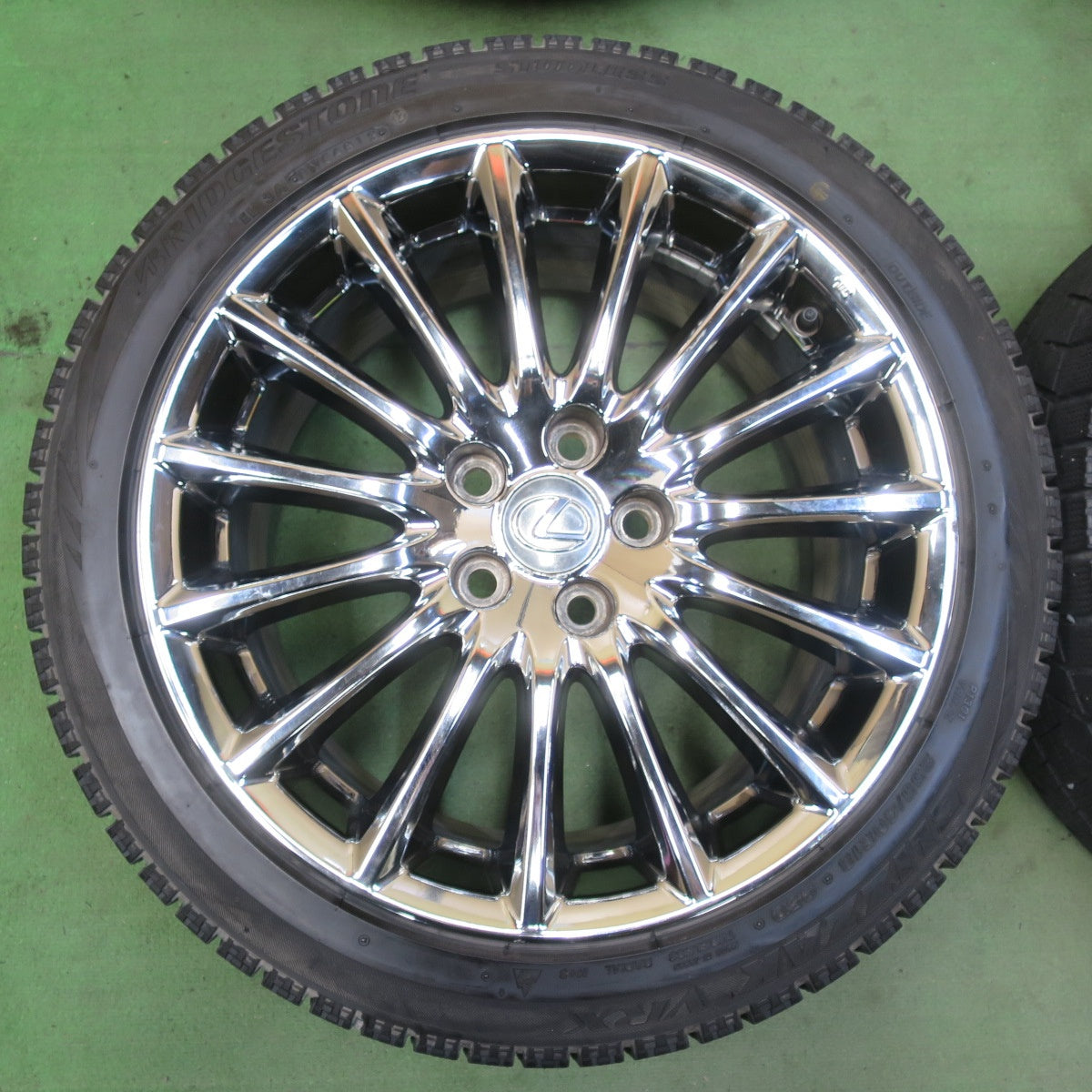 バリ溝！22年！8.5分★レクサス IS 純正 OP 225/50R18 255/40R18 スタッドレス ピレリ アイスゼロ アシンメトリコ ブリヂストン ブリザック VRX 18インチ PCD114.3/5H★5093008イス