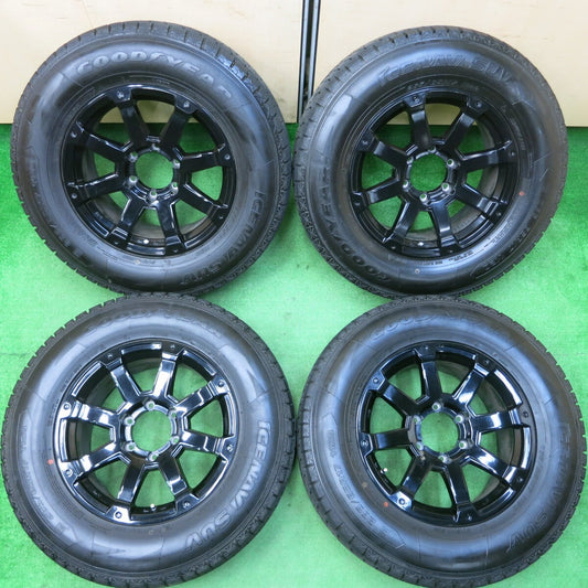 バリ溝 キレイ 9.5分★ランクル等 265/65R17 スタッドレス グッドイヤー アイスナビ SUV 社外 アルミ PCD139.7/6H★3121201イス