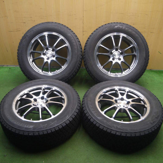 バリ溝！キレイ！9分★スタッドレス 225/65R17 ブリヂストン ブリザック DM-V2 ECO FORME PCD114.3/5H★4032514Hス