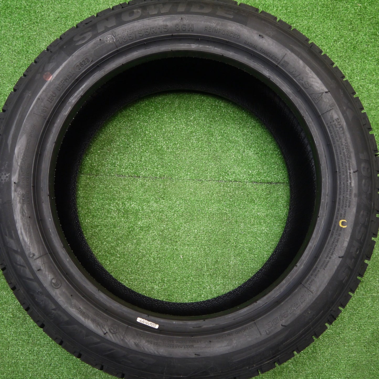 未使用！23年★スタッドレス 185/55R15 サンワイド SNOWIDE タイヤ 15インチ ノート マーチ デミオ スイフト ヤリス 等★5102201Hスタ