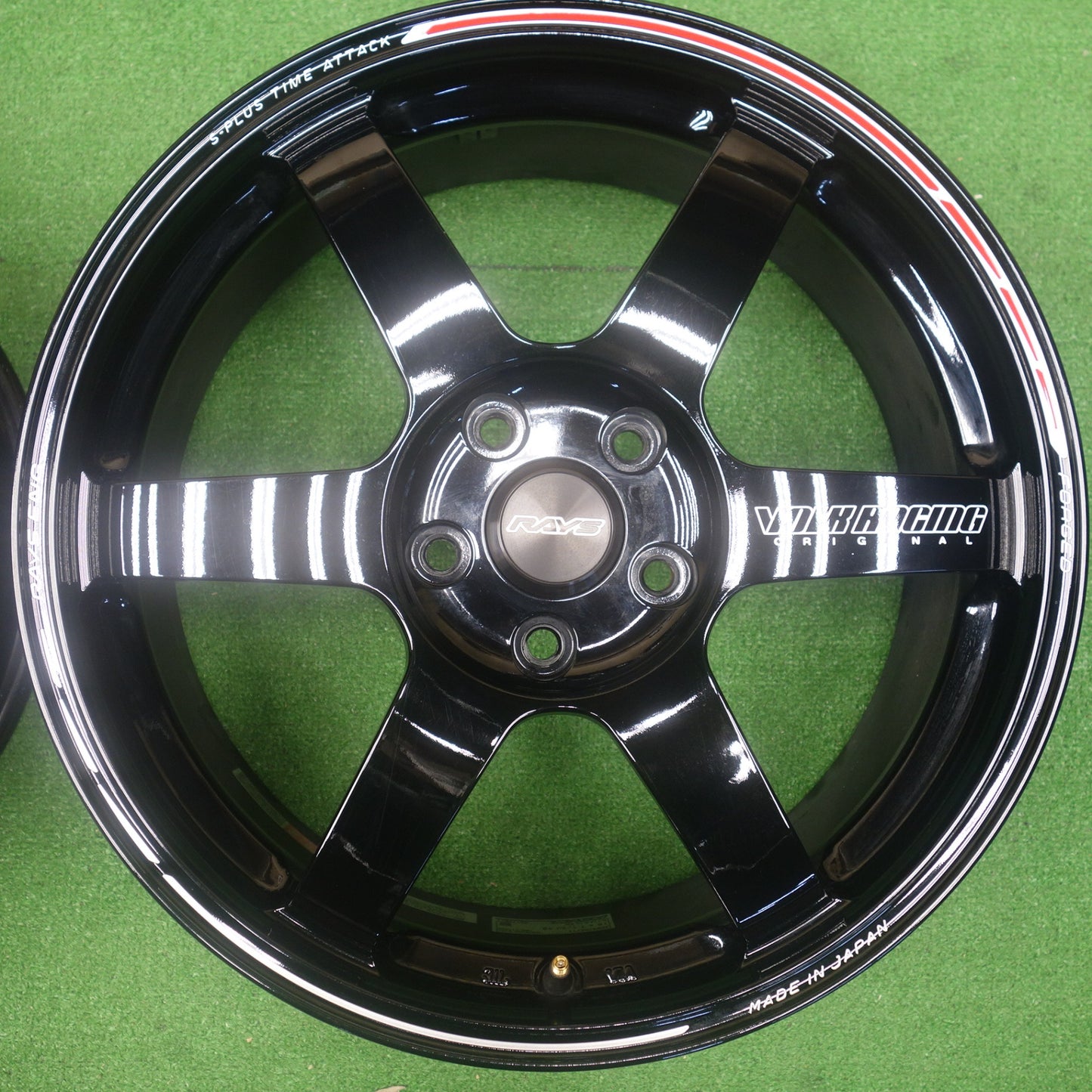 キレイ★RAYS TE37SAGA S-plus TIME ATTACK 18インチ ホイール レイズ 18×7.5J PCD114.3/5H★6041003KTホ