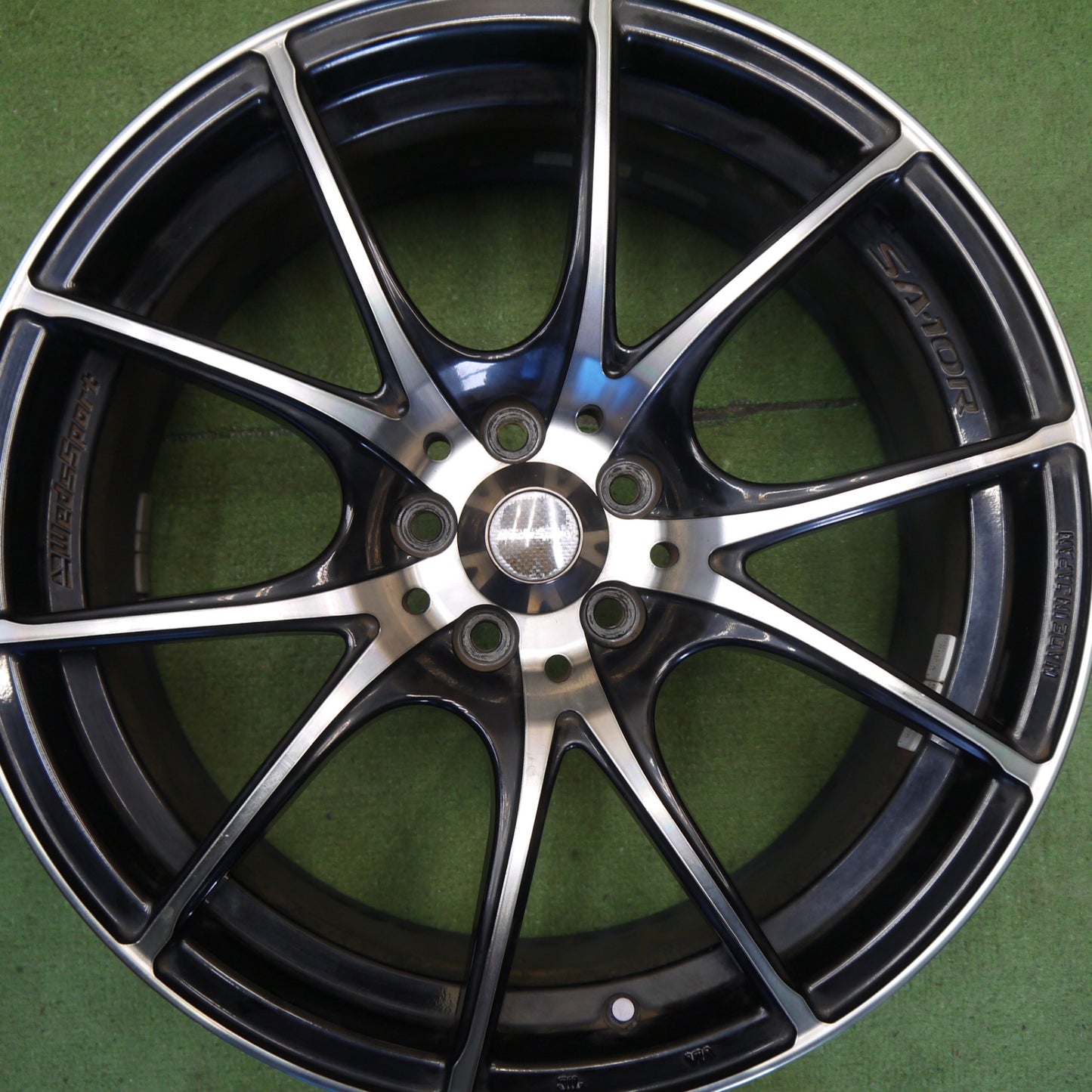 キレイ★プリウス 86 BRZ 等 WedsSport SA-10R 18インチ ホイール ウェッズ スポーツ 18×7.5J PCD100/5H★6062908Hホ