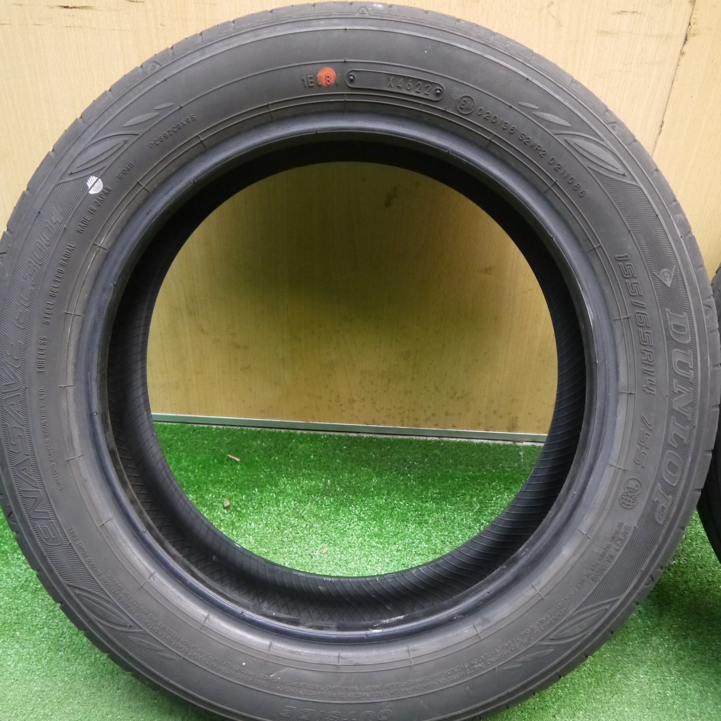 2本価格！22年★155/65R14 ダンロップ エナセーブ EC300+ タイヤ 14インチ スペーシア ラパン ムーヴ キャンパス ekクロス 等★6033101Hノタ