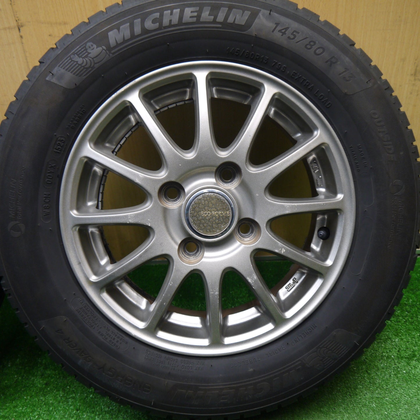 4本価格！23年★145/80R13 ミシュラン エナジーセイバー4 ECO FORME エコフォルム 13インチ PCD100/4H★5110707Hノ