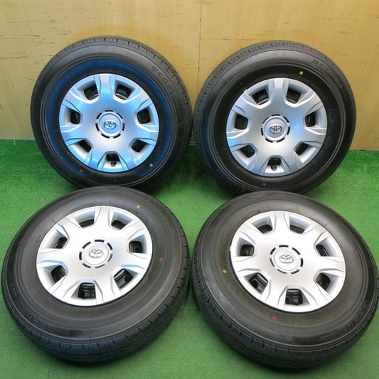 バリ溝！25年！キレイ！ほぼ10分★トヨタ 200系 ハイエース 純正 スチール 195/80R15 107/105S ブリヂストン エコピア RD613 15インチ PCD139.7/6H★6022610HAノ
