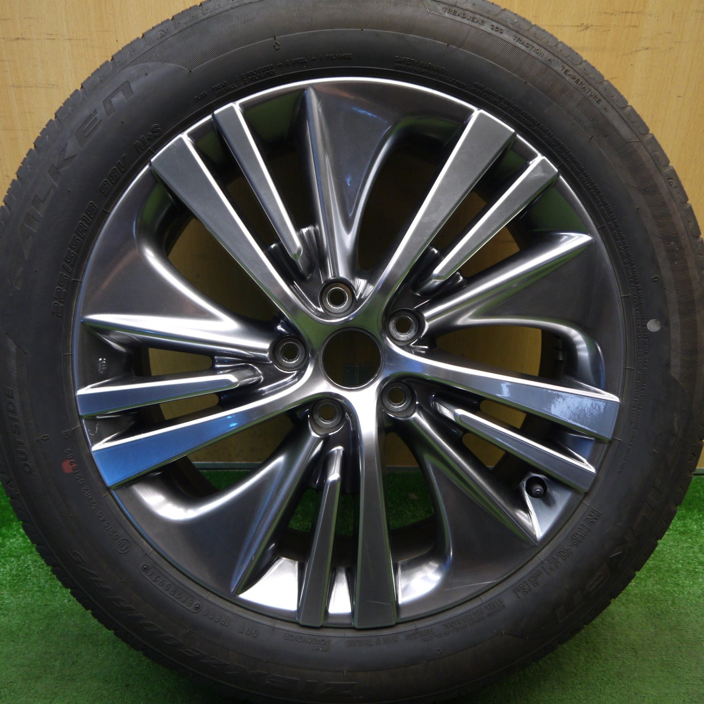 1本価格！24年★スバル レヴォーグ レイバック VN5 純正 225/55R18 ファルケン ZIEX ZE001A A/S 18インチ PCD114.3/5H★6020203Hノ