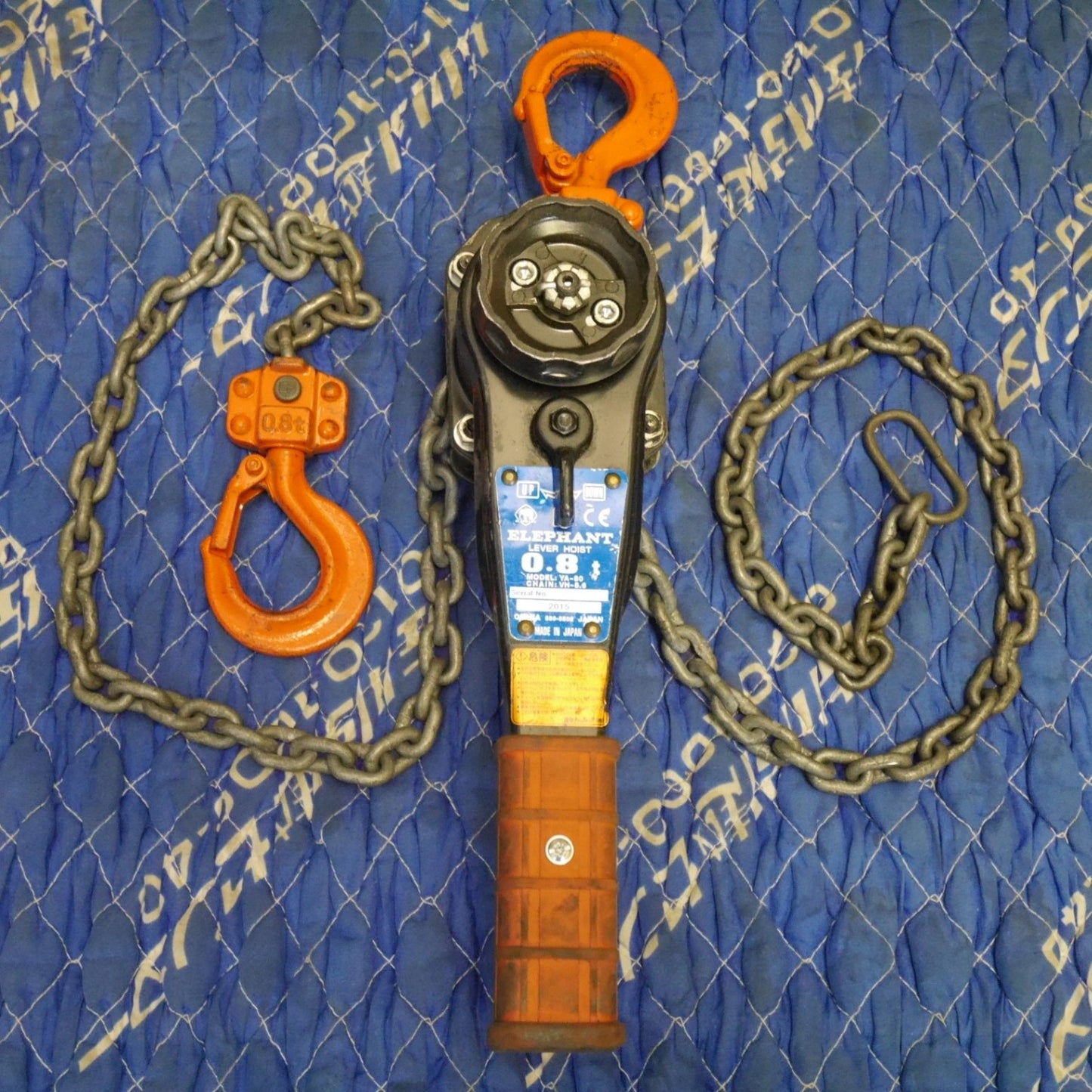 [送料無料] ☆ELEPHANT 象印 強力 レバー ホイスト 0.8ton YA-80 工具 荷締機 ガッチャ 0.8t 800kg 0.8トン 0.8TON エレファント④☆