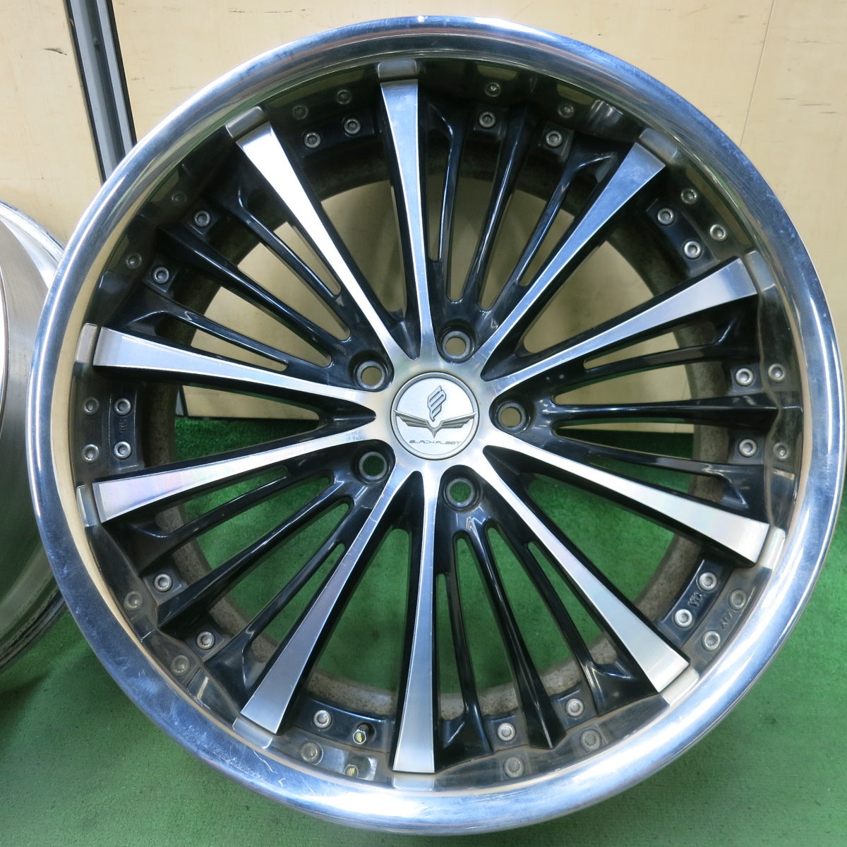 4本価格★RAYS Black Fleet V350 20インチ ホイール レイズ ブラック フリート 20×8.5J PCD114.3/5H★5071805SYホ