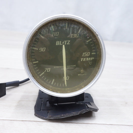 [送料無料] ◆BLITZ ブリッツ 油温計 温度計 測定器 150TEMP ステッピング モーター ドライブ 搭載 メーター 型式 不明 SA44B196 現状品◆