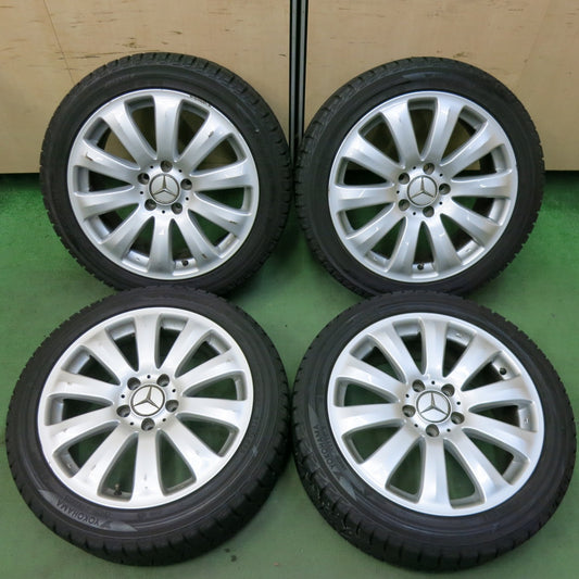 バリ溝！9.5分★ベンツ 等 EuroForsch 225/45R17 スタッドレス ヨコハマ アイスガード iG50 プラス 17インチ ユーロフォルシュ PCD112/5H★5053016SYノ