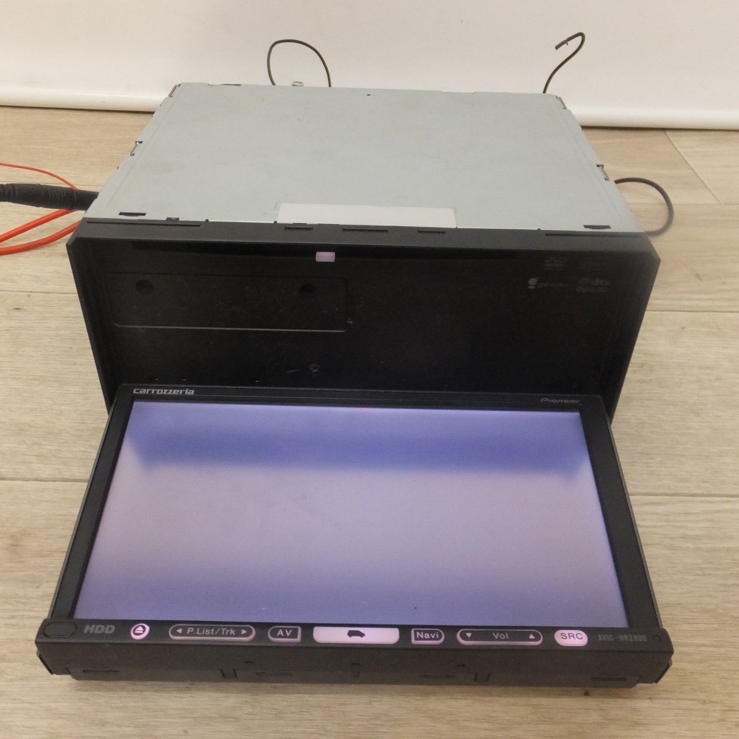 [送料無料] 現状品★カロッツェリア carrozzeria AV一体型HDDナビゲーション 楽ナビ AVIC-HRZ800★