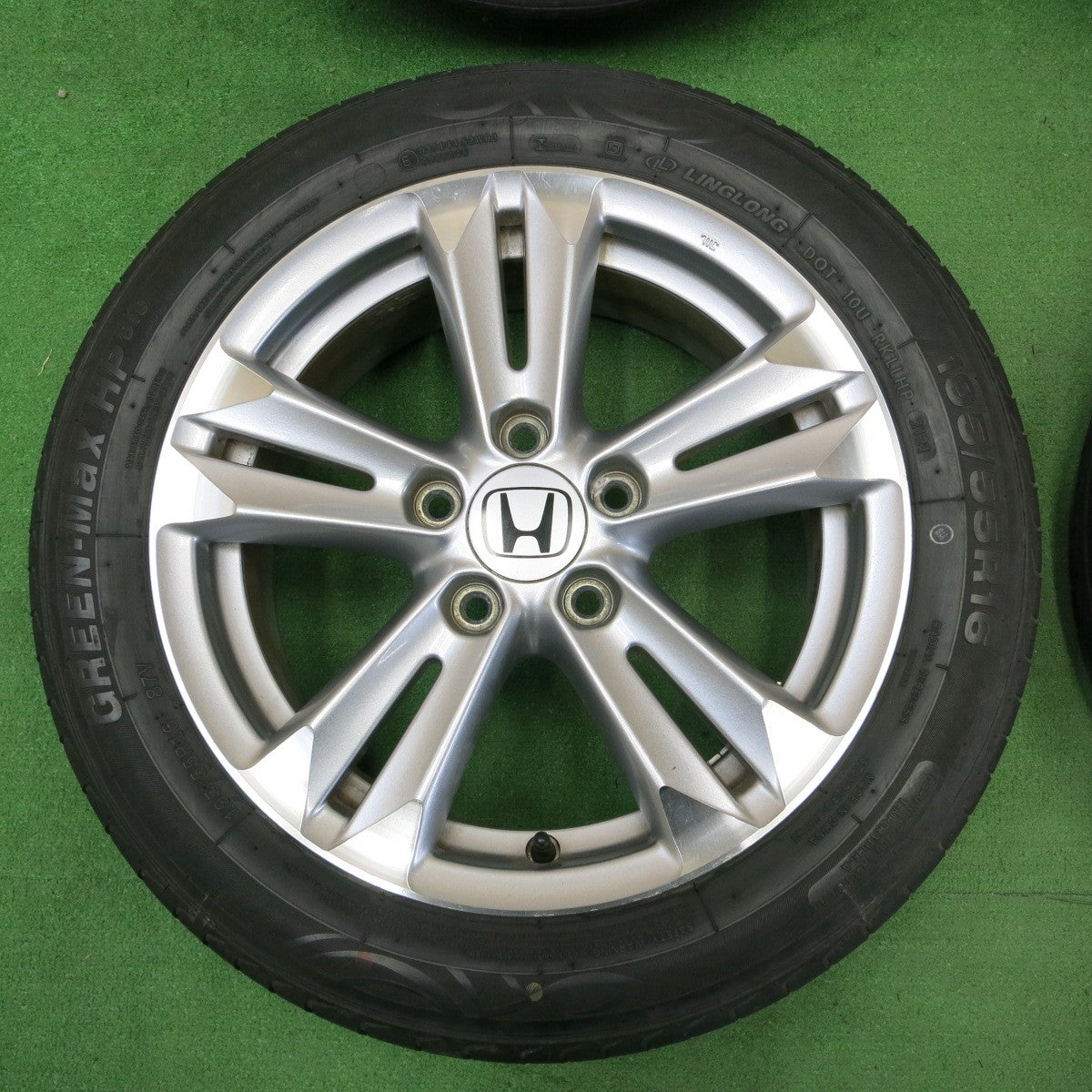 *送料無料* 4本価格！21年★ホンダ CR-Z 純正 195/55R16 リンロン GREEN-Max HP010 16インチ PCD114.3/5H CRZ★4070202ナノ