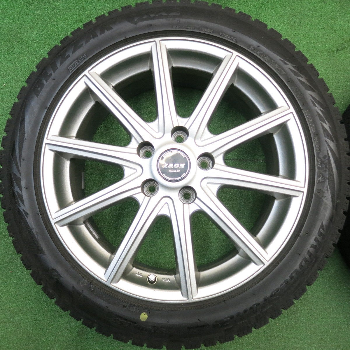 キレイ★スタッドレス 215/50R17 ブリヂストン ブリザック VRX2 ZACK Sport-01 MONZA ザック 17インチ PCD114.3/5H★5122804HAス