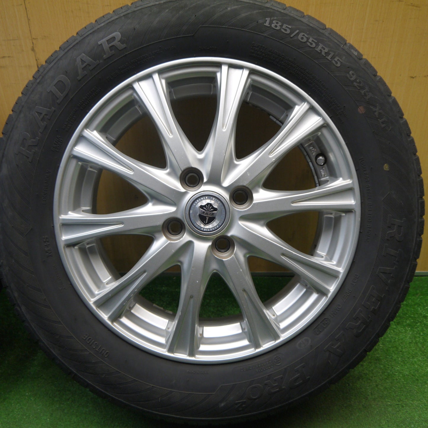4本価格！22年★185/65R15 レーダー RIVERA PRO2 JOKER ジョーカー 15インチ PCD100/4H★6030203Hノ