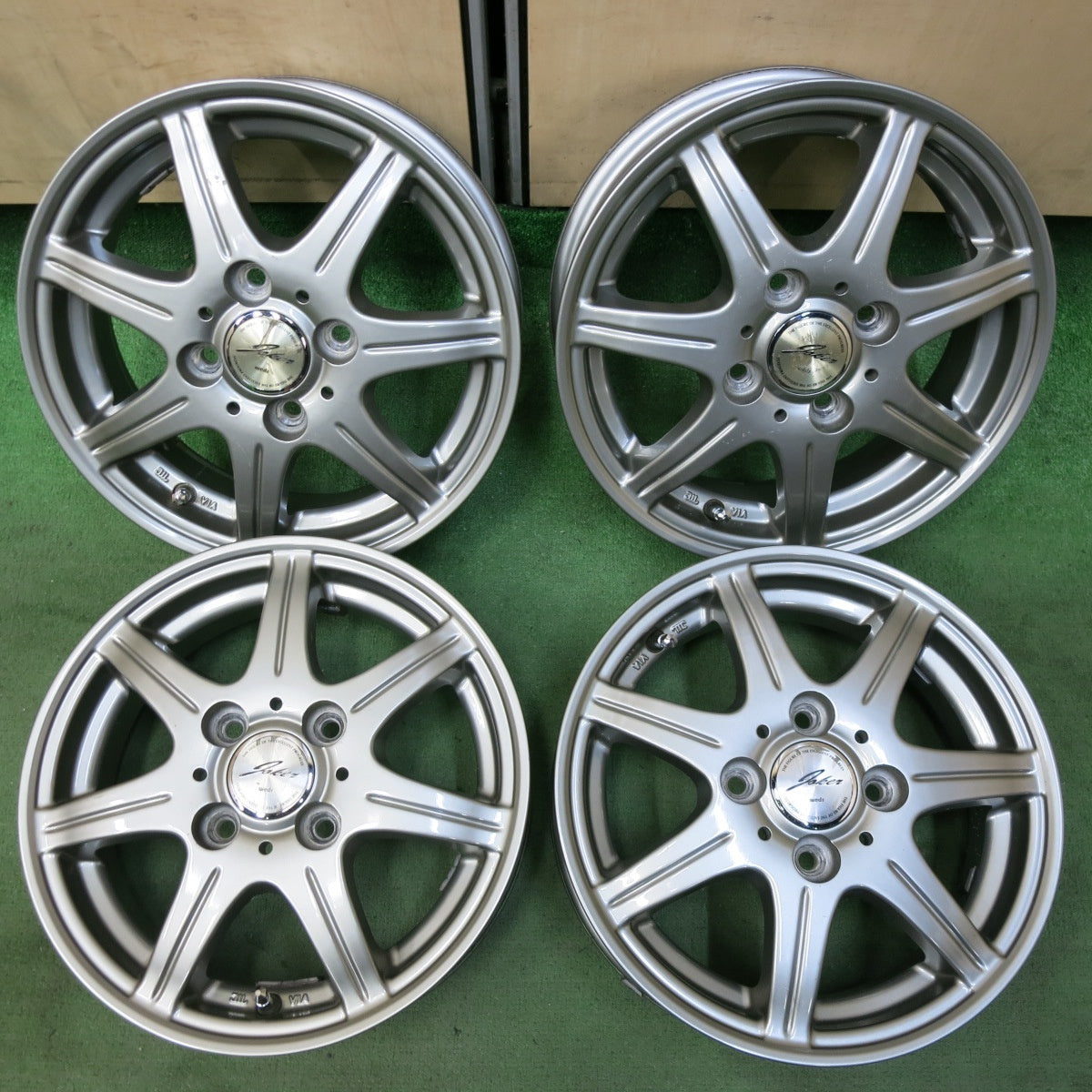 4本価格★JOKER weds ジョーカー ウェッズ 13インチ ホイール 13×4J PCD100/4H★5042309SYホ