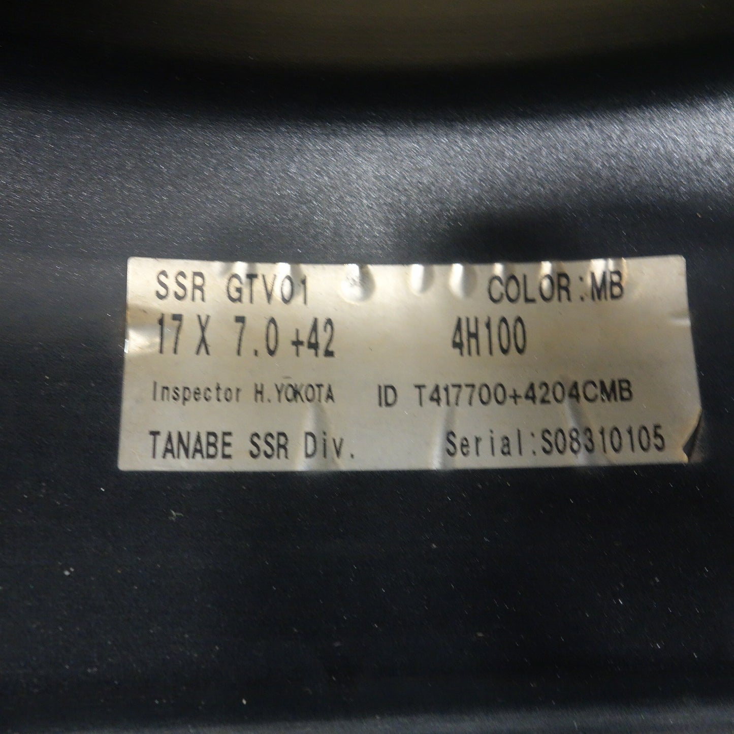 キレイ◎SSR GTV01 205/45R17 グッドイヤー イーグル F1 ASYMMETRIC3 17インチ PCD100/4H◎6061201KTノ