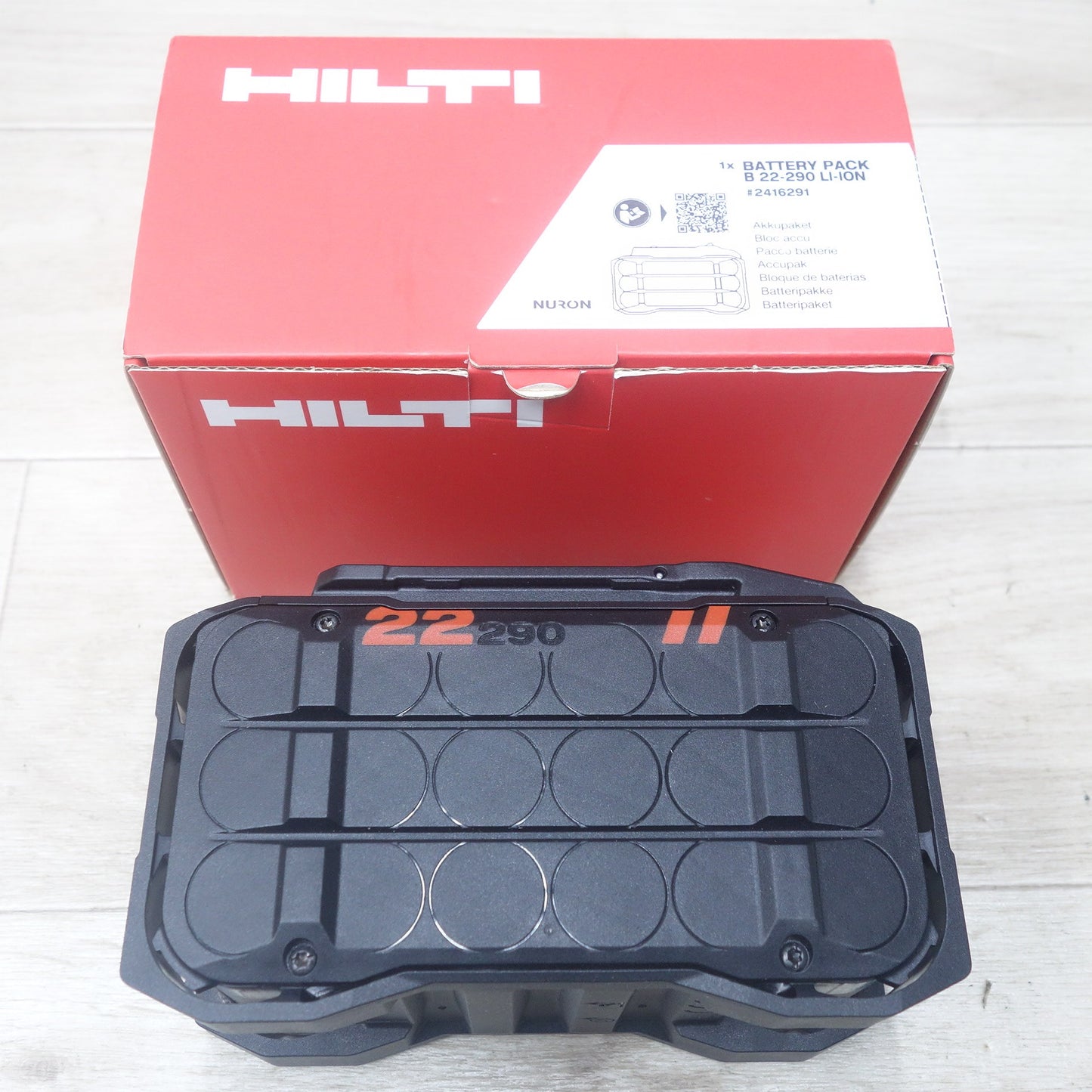 ●複数在庫有●[送料無料] 未使用◆HILTI ヒルティ バッテリーパック B 22-290 Li-ion BATTERY PACK #2416291◆