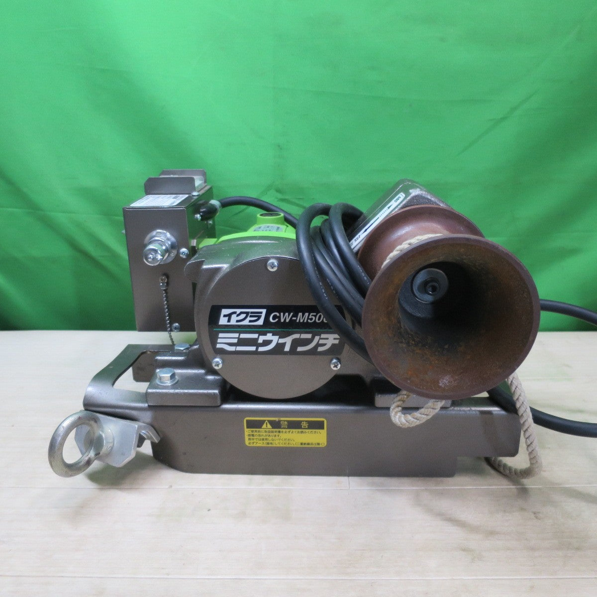 ☆イクラ ミニ ウインチ CW-M500S フットスイッチ 付き OFL-1-SM2C 電動 工具 ウィンチ IKURA TOOLS 育良精機 工具 道具☆