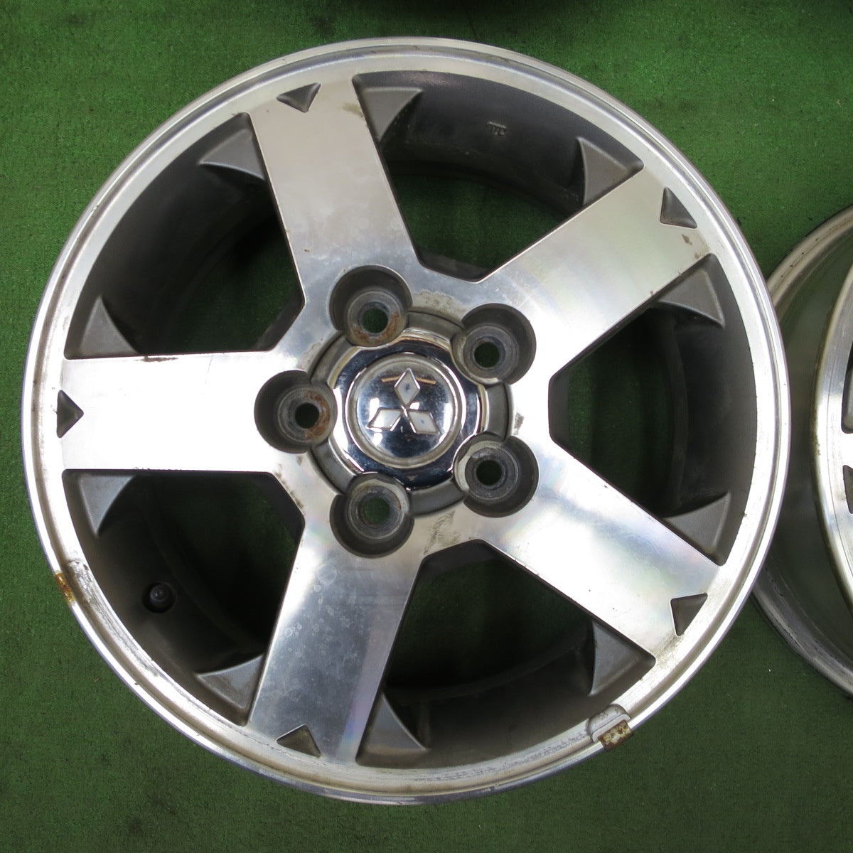 4本価格★三菱 パジェロ ミニ 純正 ホイール 15インチ 15×5.5JJ PCD114.3/5H★6052503NGホ